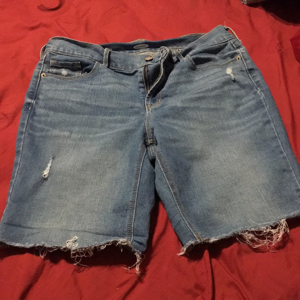 Cut off jean shorts